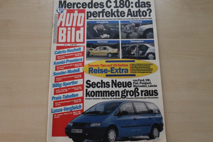 Deckblatt Auto Bild (19/1993)